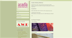 Desktop Screenshot of acadiacard.com